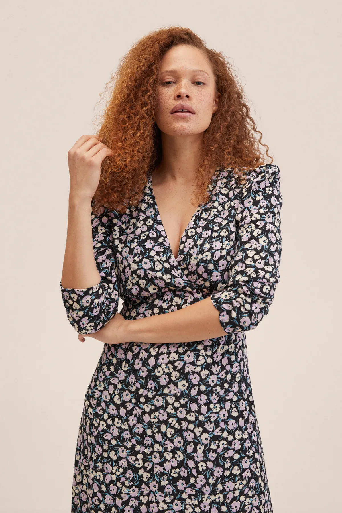 MANGO  27004016 Kleider und Overalls Hell/Pastelllila