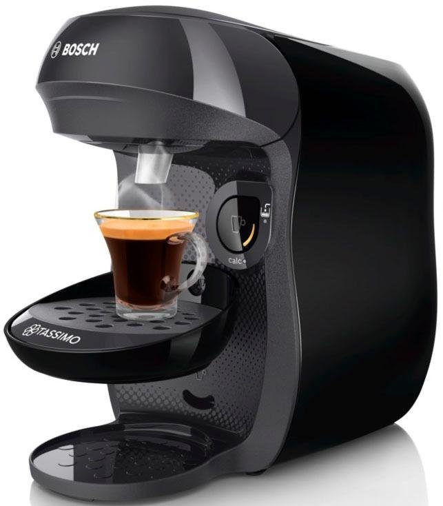 TASSIMO Kapselmaschine HAPPY TAS1002N, 1400 W, vollautomatisch, geeignet für alle Tassen, platzsparend