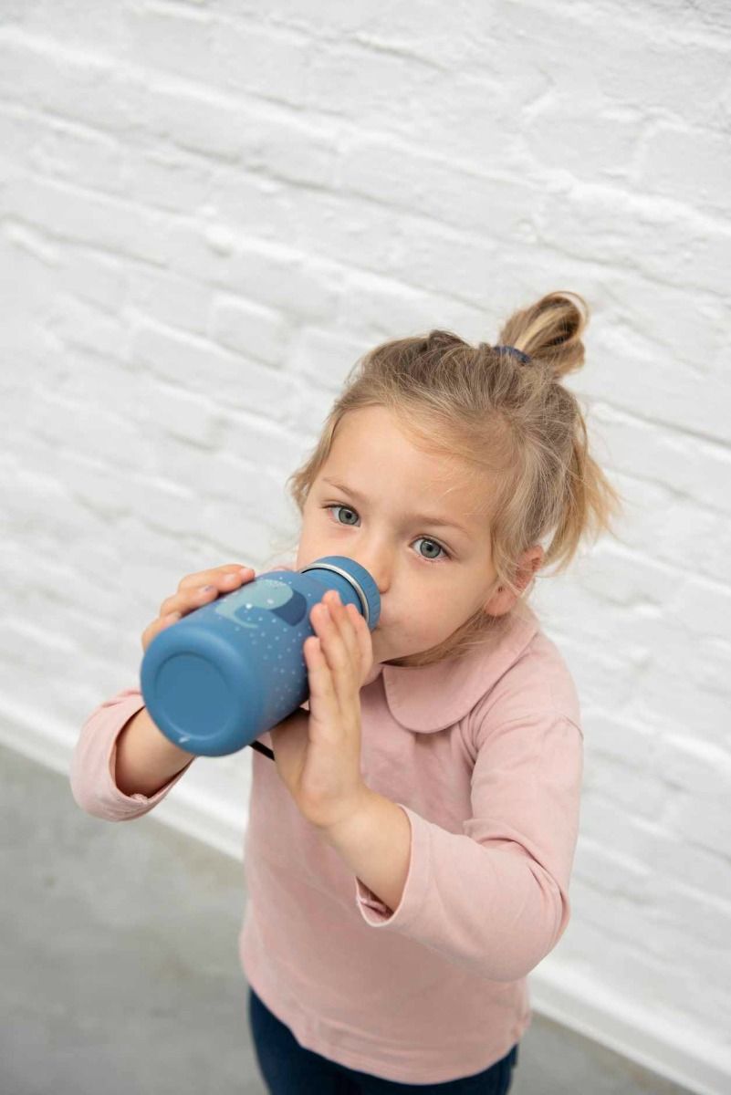 Trixie  Gourde 350ml - Mrs. Elephant - Bleu