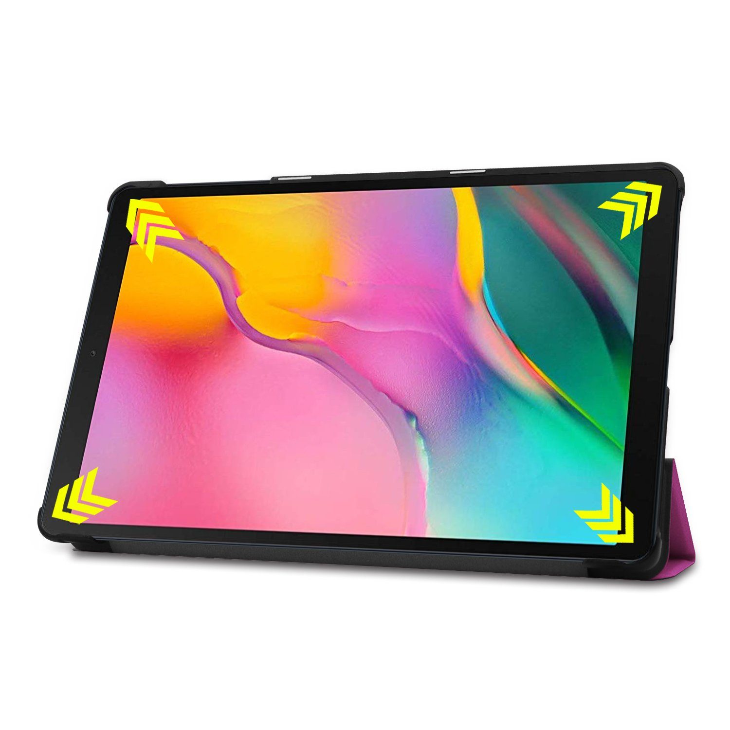 Lobwerk Tablet-Hülle Schutzhülle für Samsung Galaxy Tab A 10.1 SM-T510 10.1 Zoll, Sturzdämpfung, Aufstellfunktion