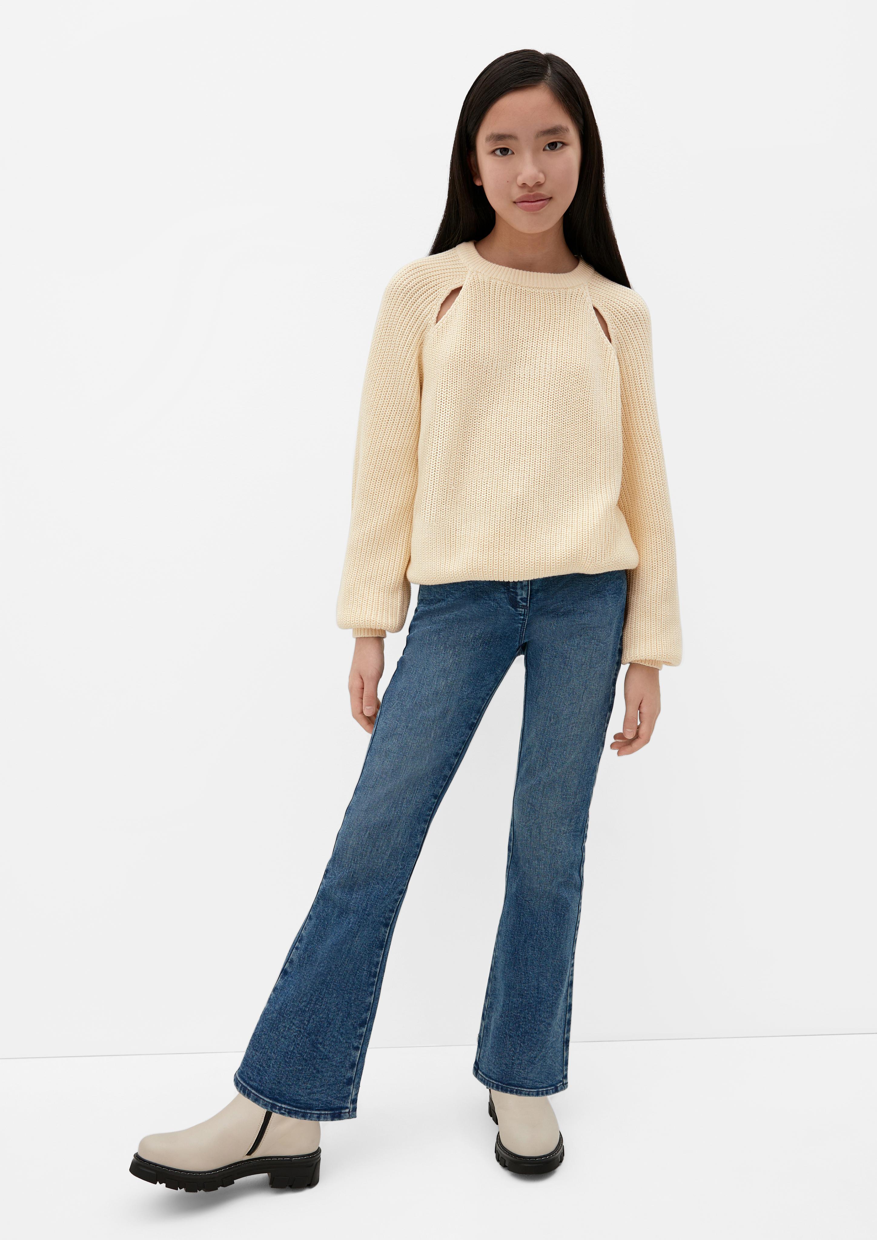 Strickpullover mit Cut Out-Details  2133935-0805