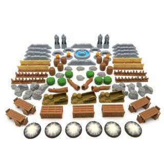 Full Scenery Pack for Journeys in Middle Earth (LOTR) – 77 Pieces