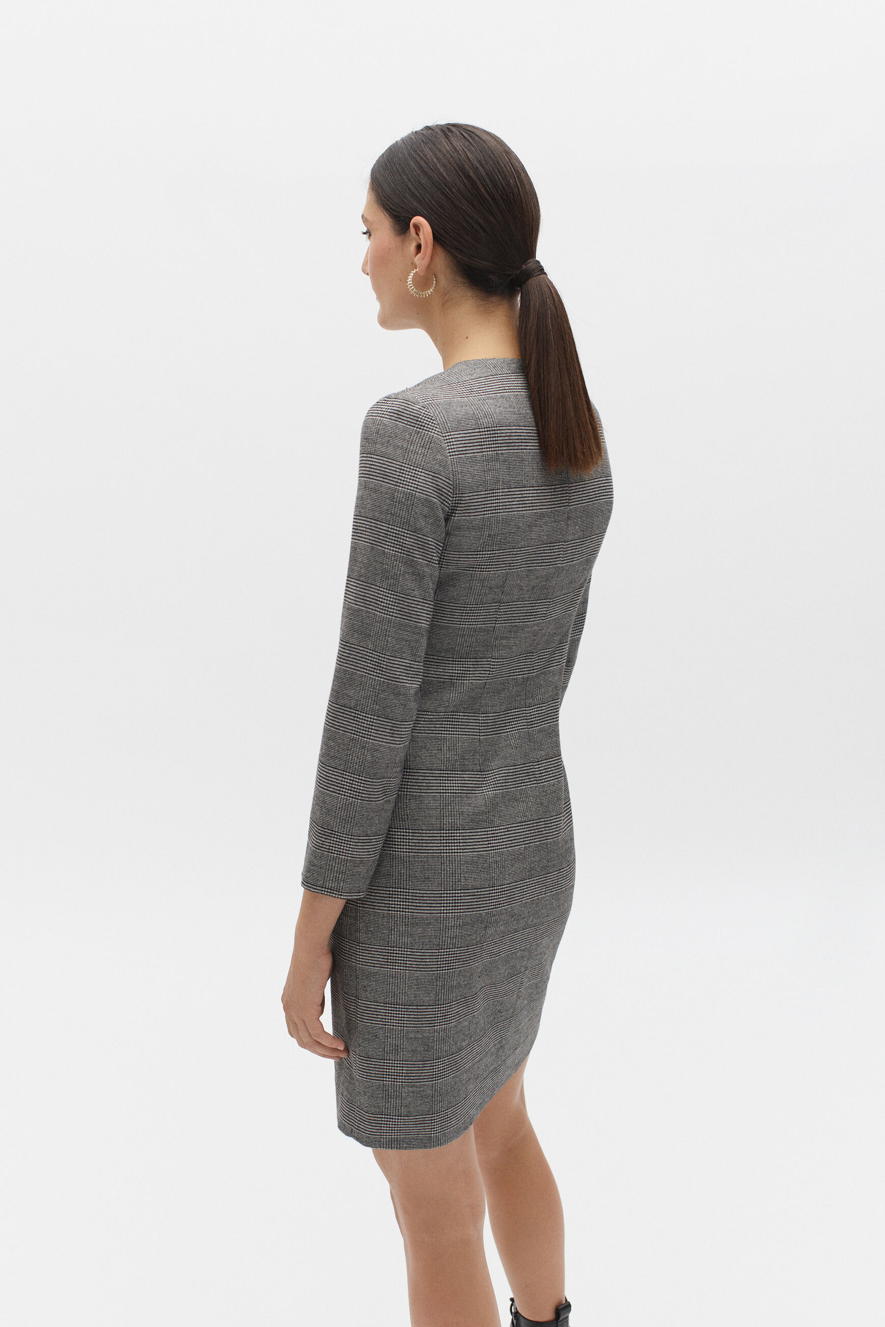 robe swann noir femme