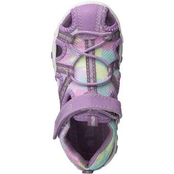 Puccetti Flat Sandale in lila