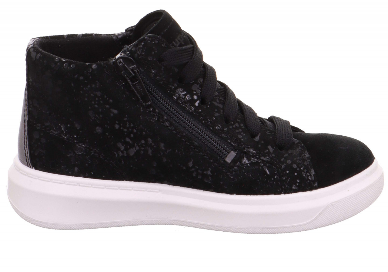 COSMO - SchwarzSneaker high mit Reißverschluss