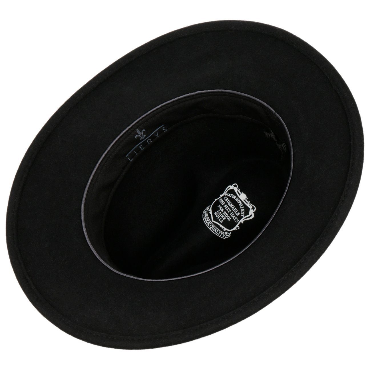 Lierys Filzhut (1-St) Wollhut mit Lederband, Made in Italy