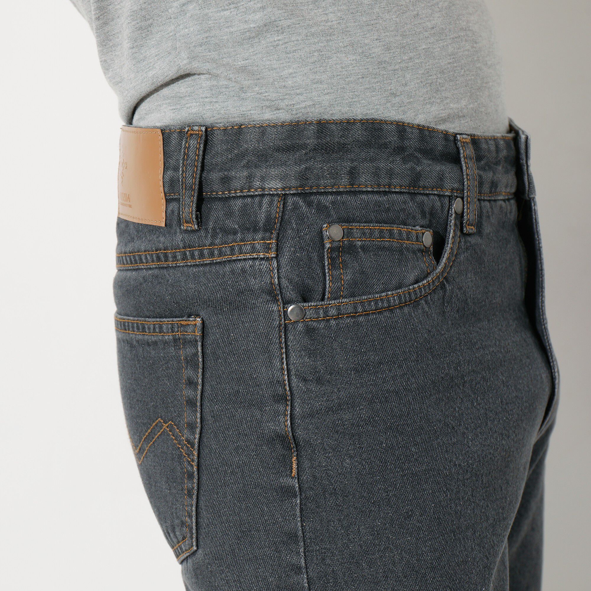 Jean droit 5 poches doublé flanelle chaude