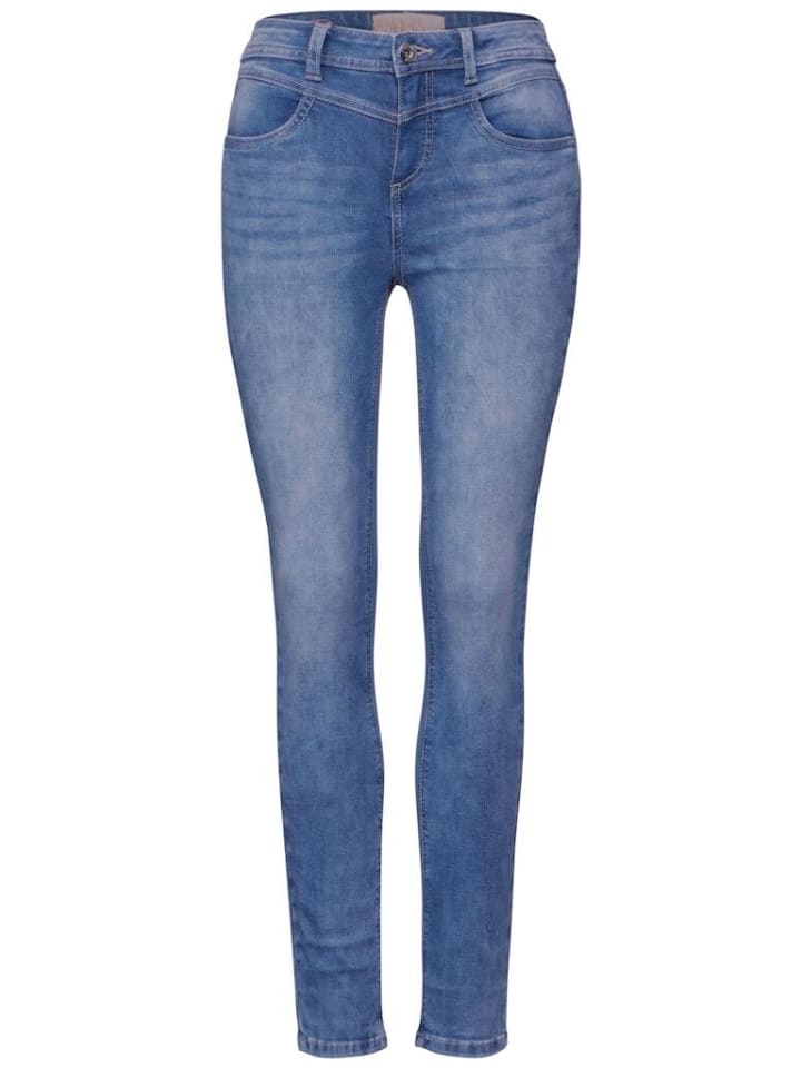 Street One Jeans in light blue random wash günstig kaufen