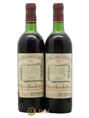 Château Balestard la Tonnelle Grand Cru Classé  1977 - Lot de 2 Bouteilles