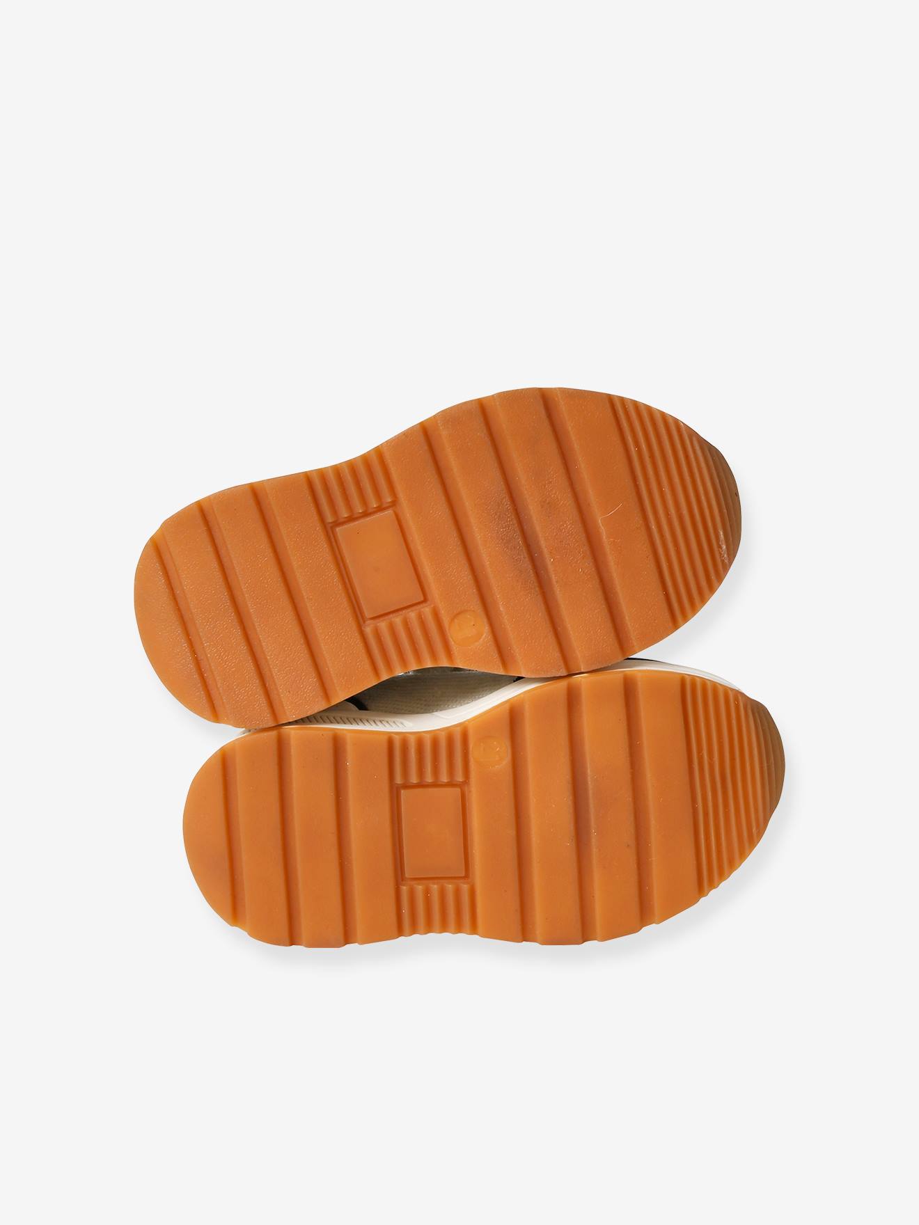 Vertbaudet Baby Sneakers mit Reißverschluss - wollweiß