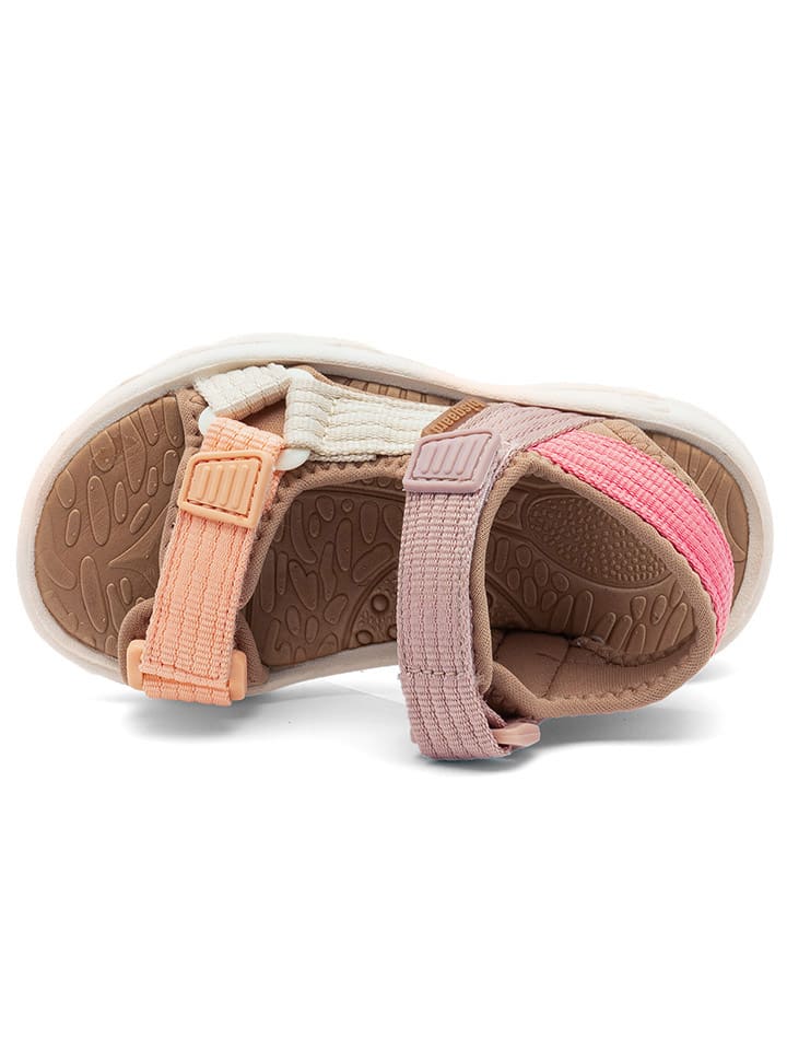 bisgaard Leder-Sandalen in Pink günstig kaufen