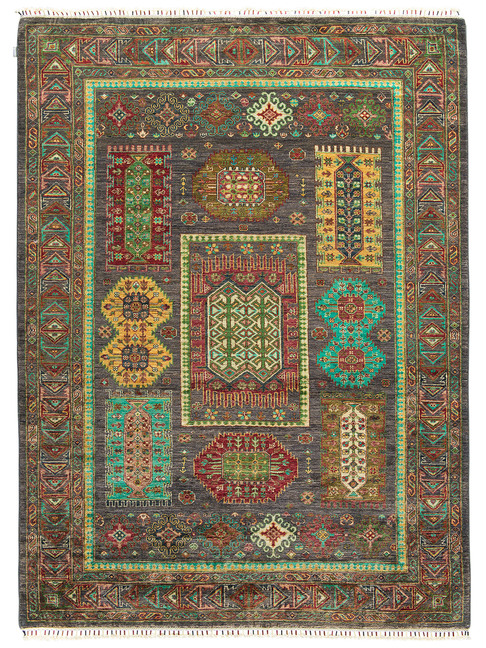 Kazak Ghazni ca. 176 x 238 cm, Unikat / Einzelstück