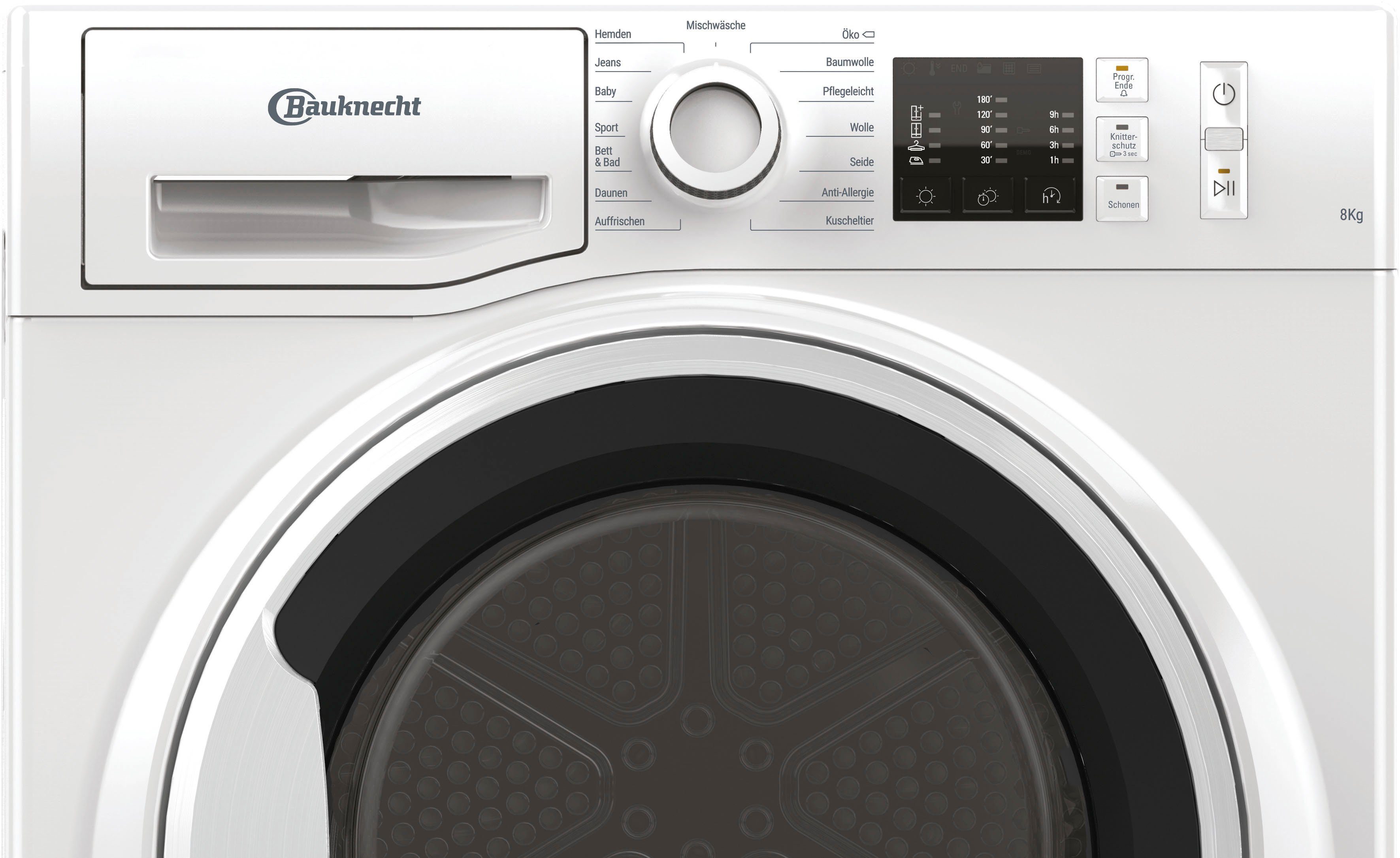 BAUKNECHT Kondenstrockner T SOFT CM10 8BWK DE, 8 kg