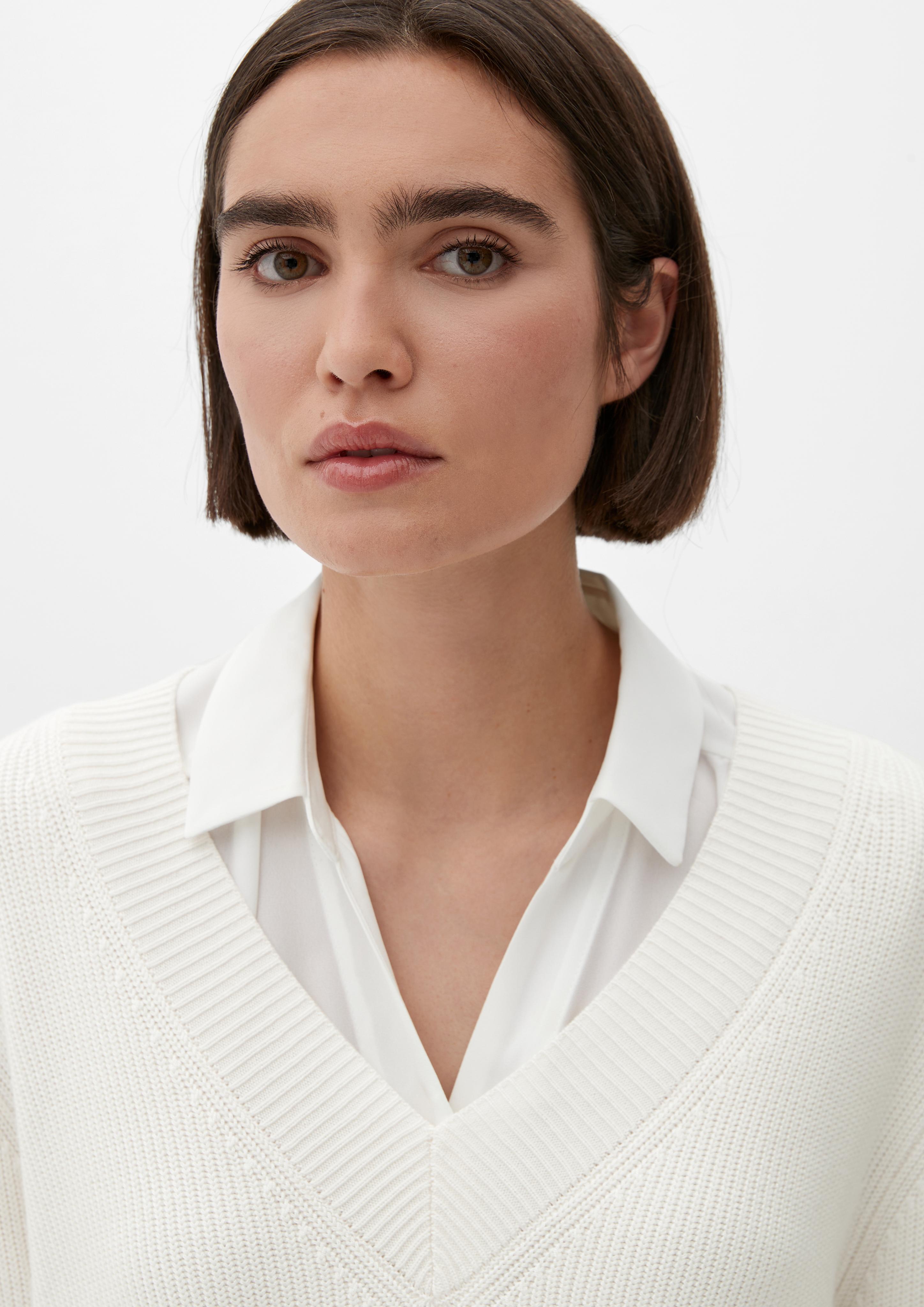 Strickpullover aus Viskosemix  2129929-0200
