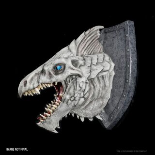 Dungeons & Dragons Replicas of the Realms: 3D Wand-Relief - White Dragon Trophy Plaque