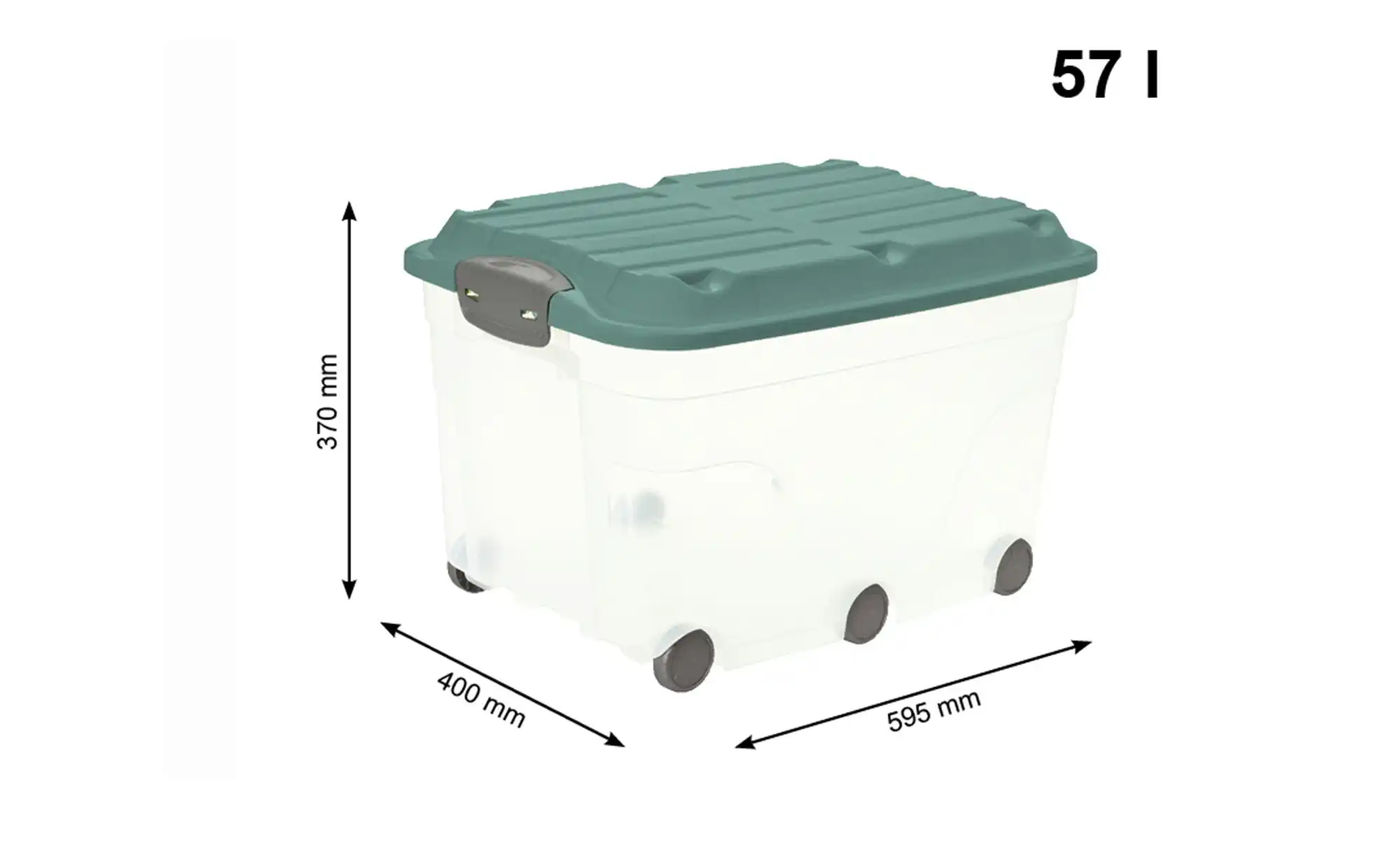 Rollbox mit Deckel Aufbewahrungsbox