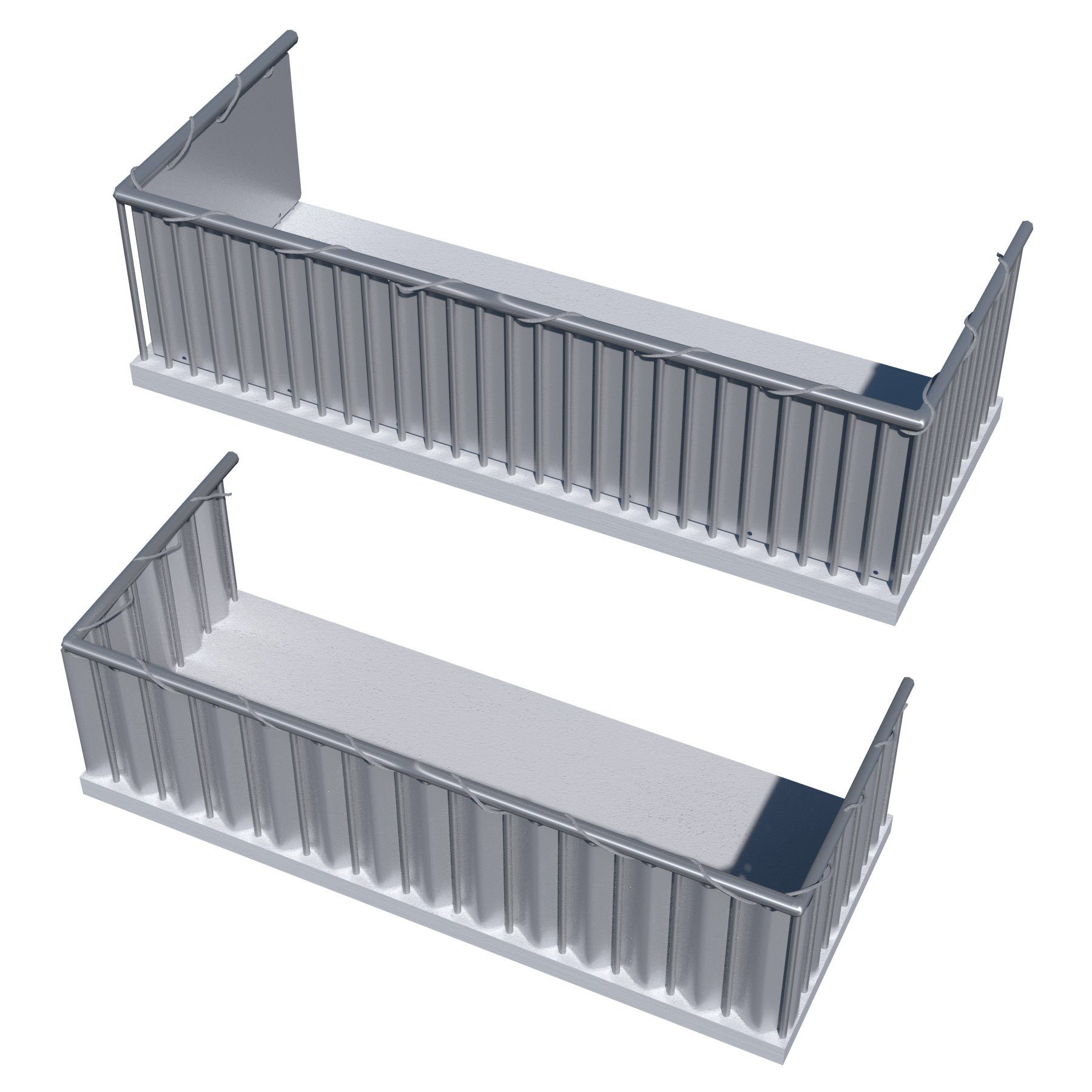 tectake Balkonsichtschutz Balkon Sichtschutz mit metallverstärkten Ösen, Reißfest