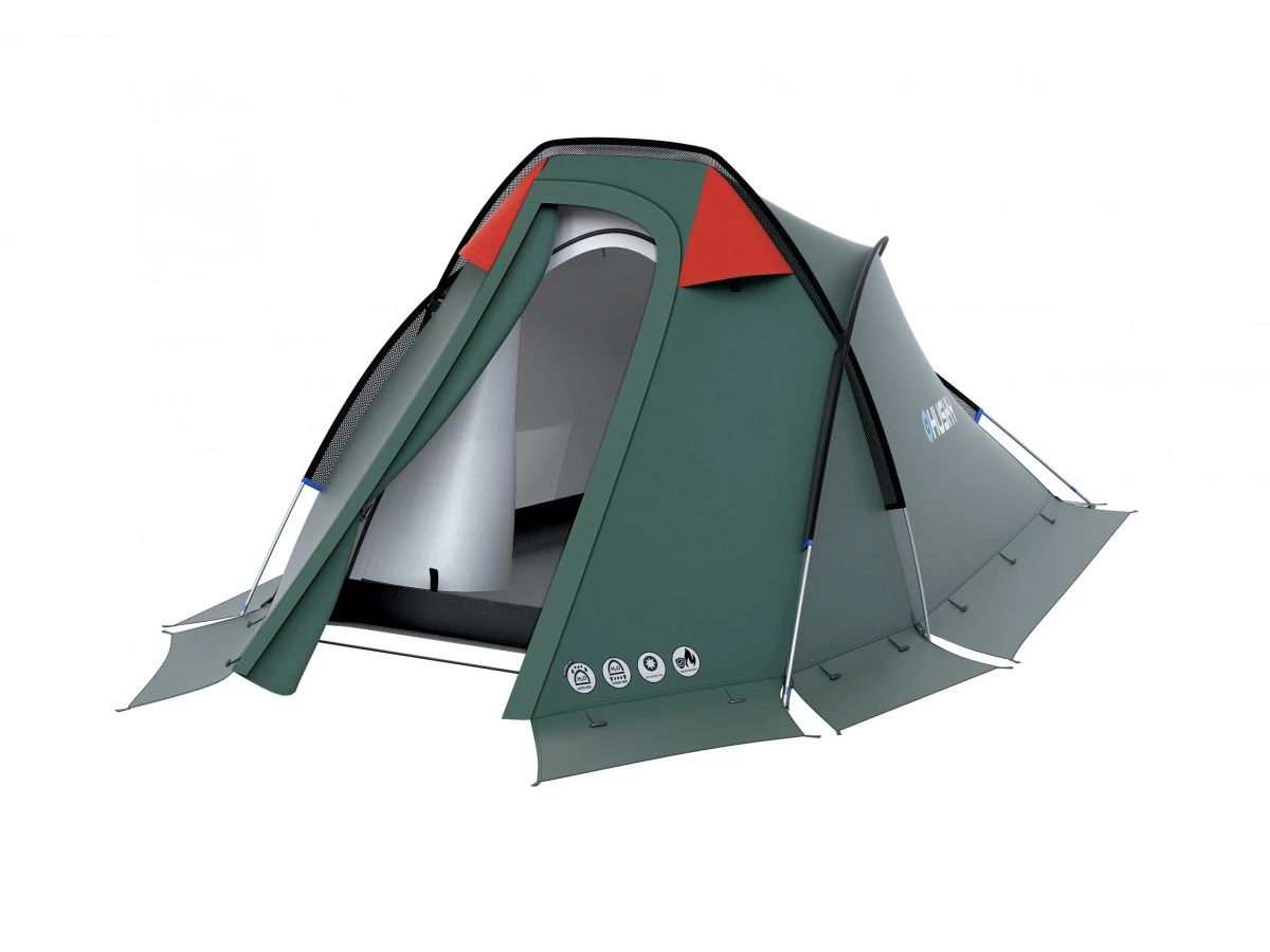 Husky Flame 2 Extreme grünes Kuppelzelt
