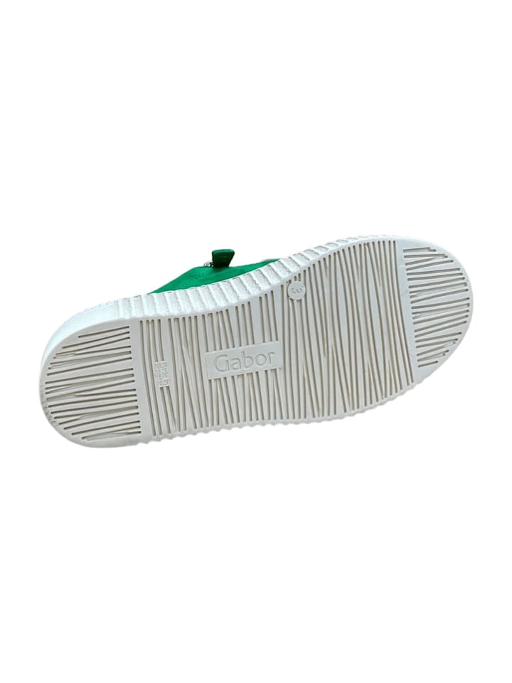 Gabor Plateau Schnürschuhe in Grün günstig kaufen