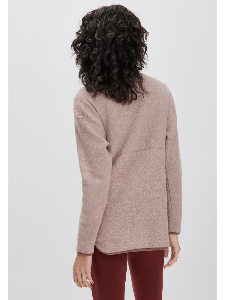 Hessnatur Fleece-Jacke in mandelbraun günstig kaufen