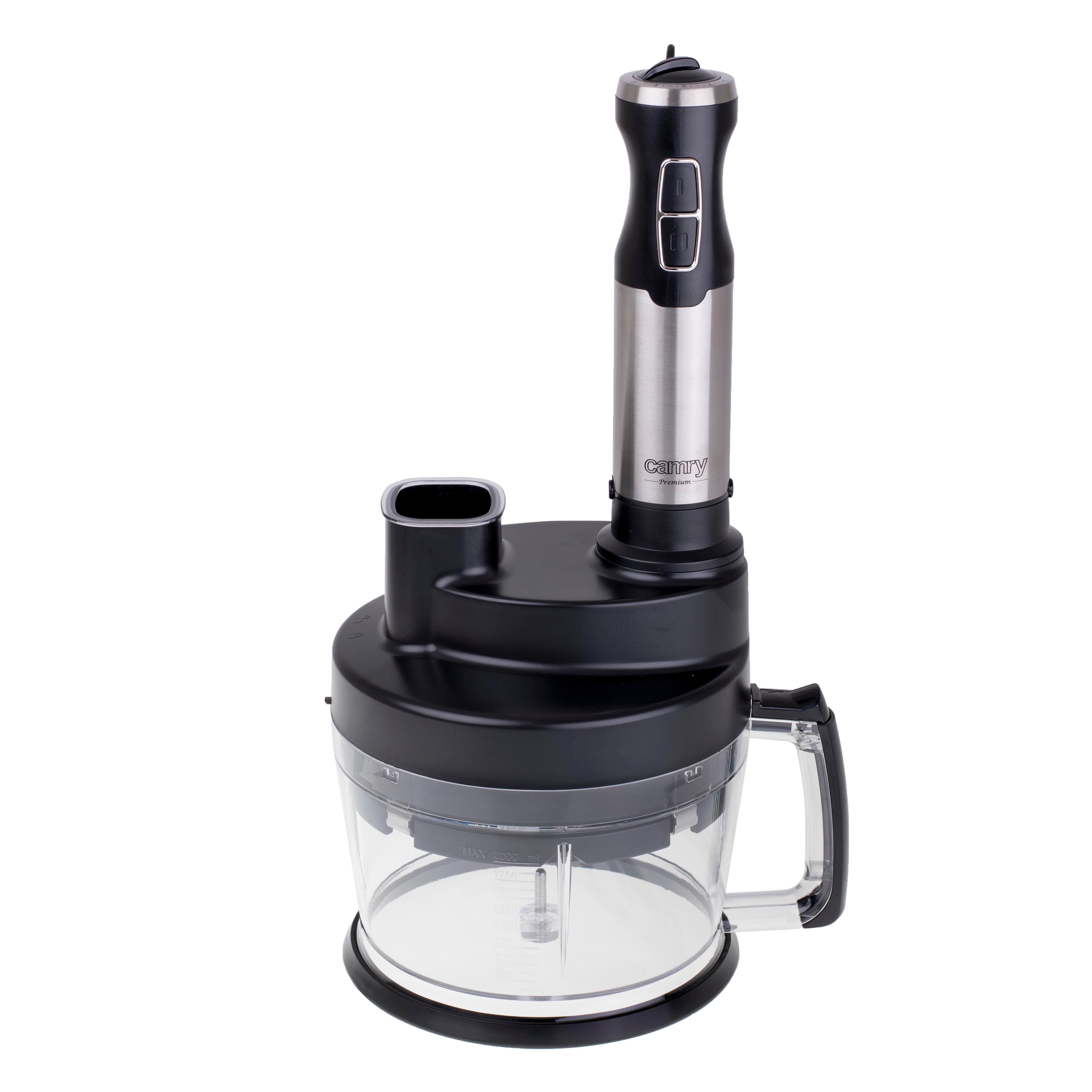 JUNG Handmixer CAMRY CR4623 Elektrische Stabmixer Set, Zerkleinerer Küche elektrisch, 1000,00 W, Multizerkleinerer Gemüseschneider Zwiebelschneider Stabmixer Pürieren