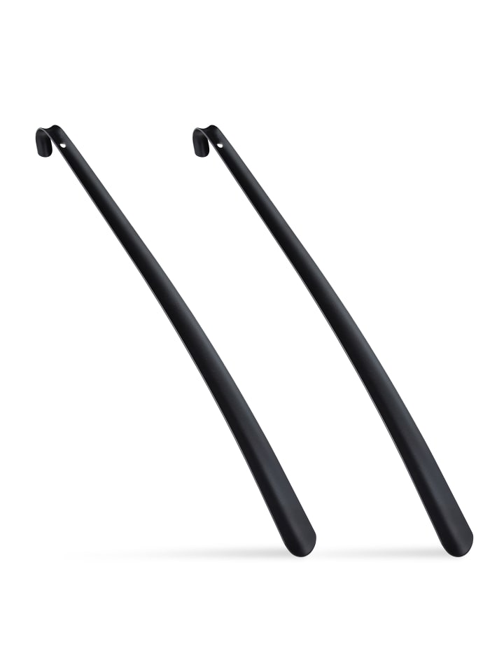 relaxdays 2x Schuhlöffel in Schwarz - (L)58 cm günstig kaufen onesize