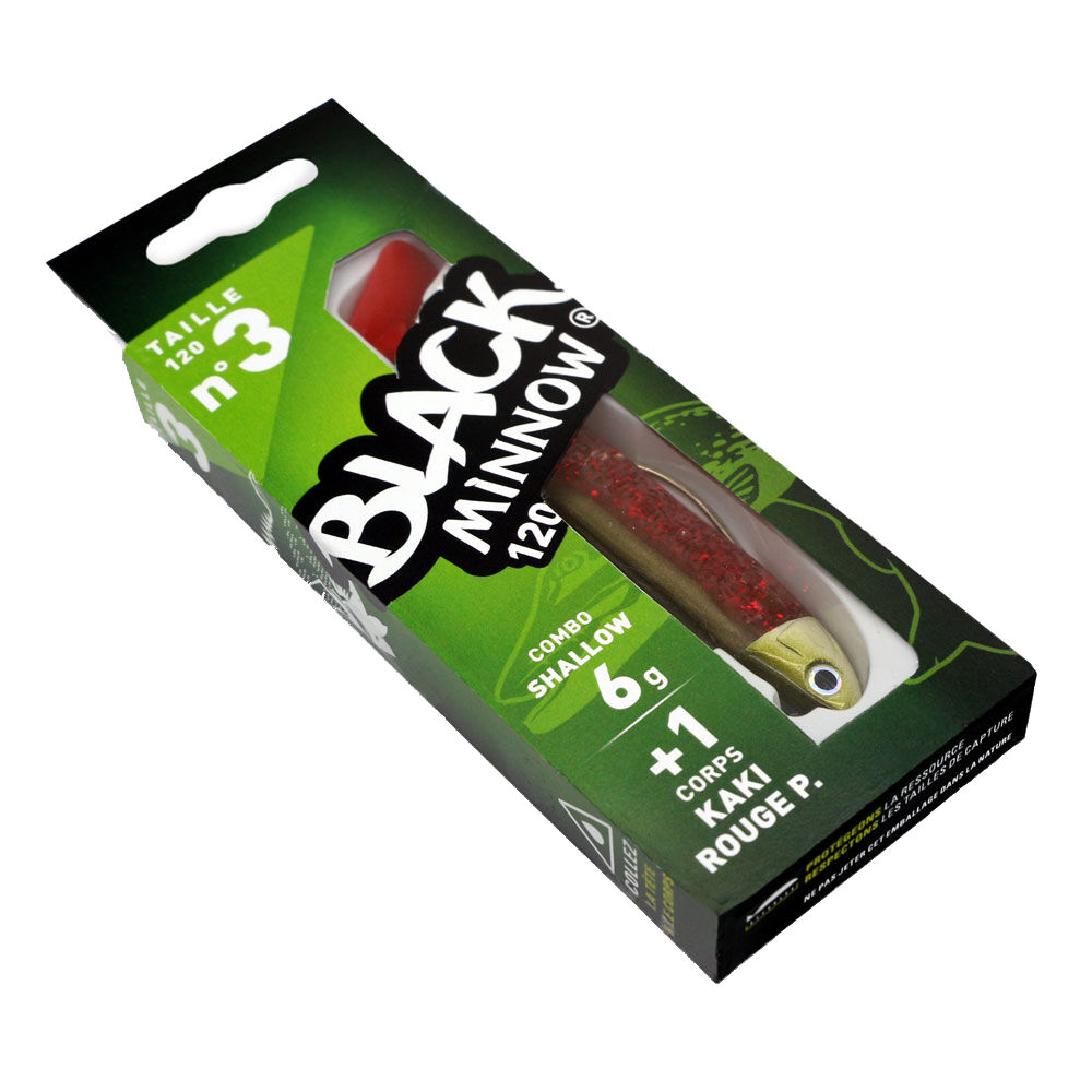 Minkštas masalas Shad Fiiish Combo Black Minnow 120 seklus 12 cm, 6 g