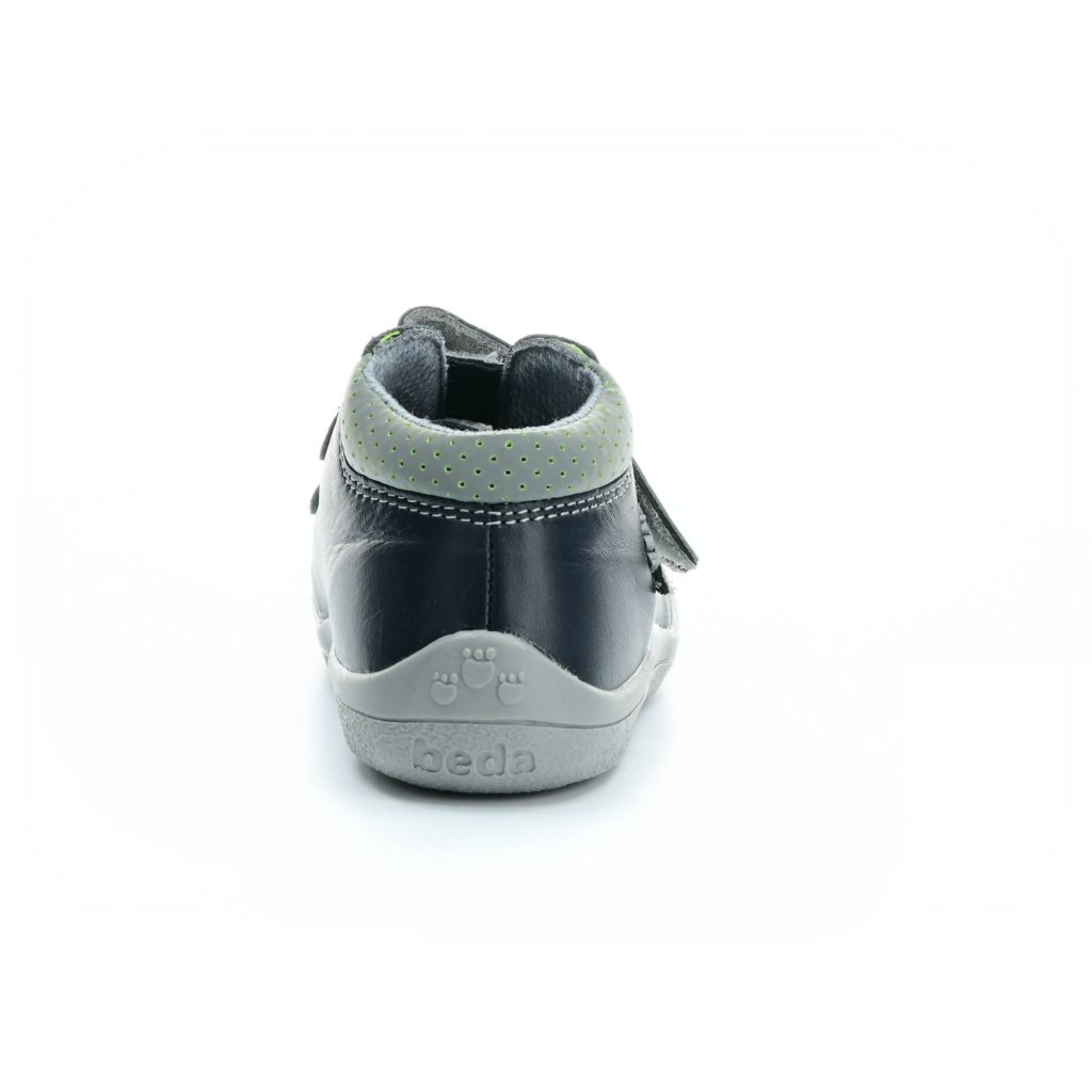 Beda Luc mit Membran (BF 0001/W/M/SO/2) schwarze Barfuß-Stiefeletten