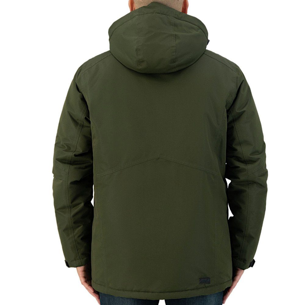 Kjelvik Winterjacke Vikas mit abnehmbarer Kapuze, winddicht, wasserdicht, warm
