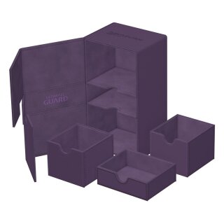 Ultimate Guard Twin Flip`n`Tray 200+ XenoSkin Monocolor - Violett