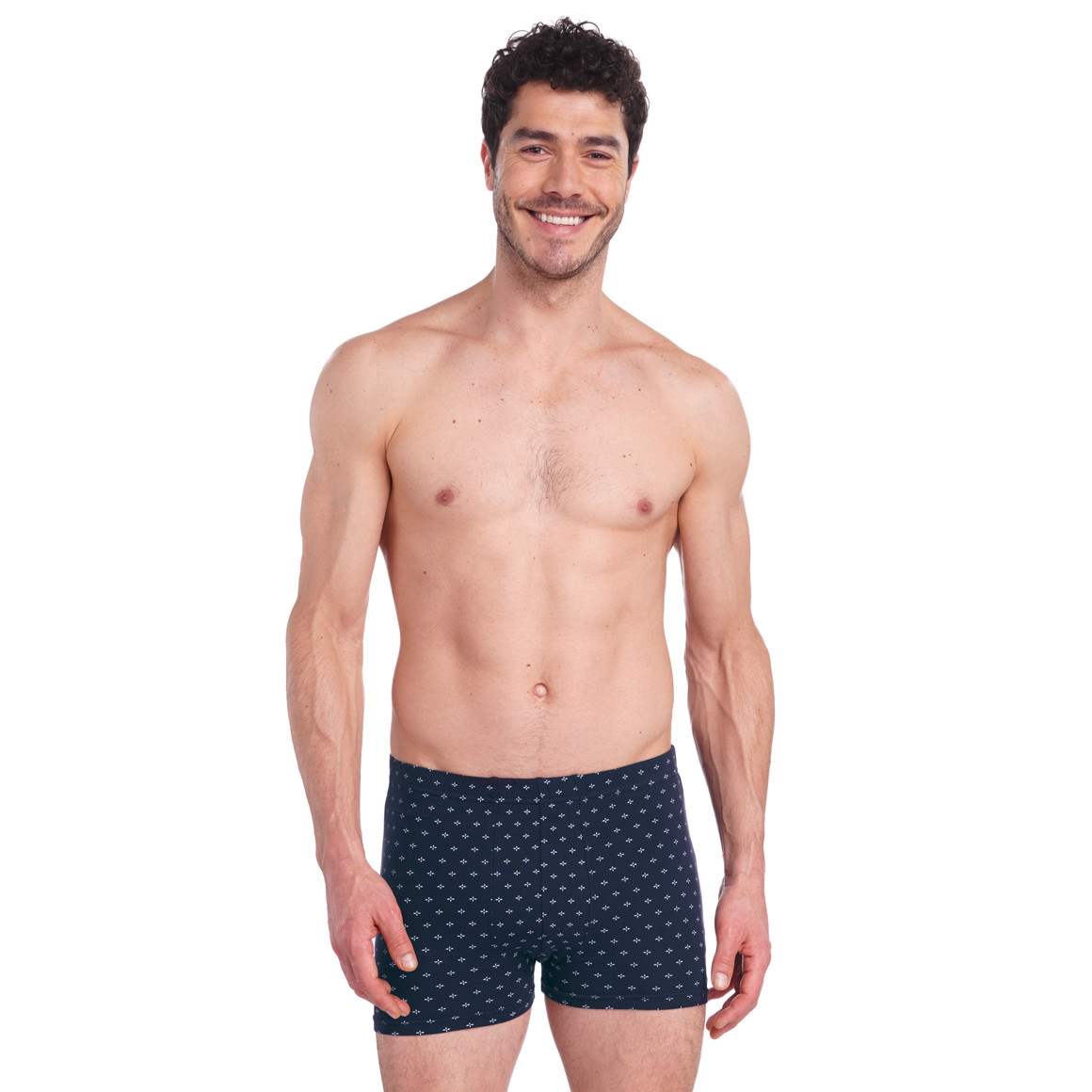 Herren Retroshorts mit Allover-Print