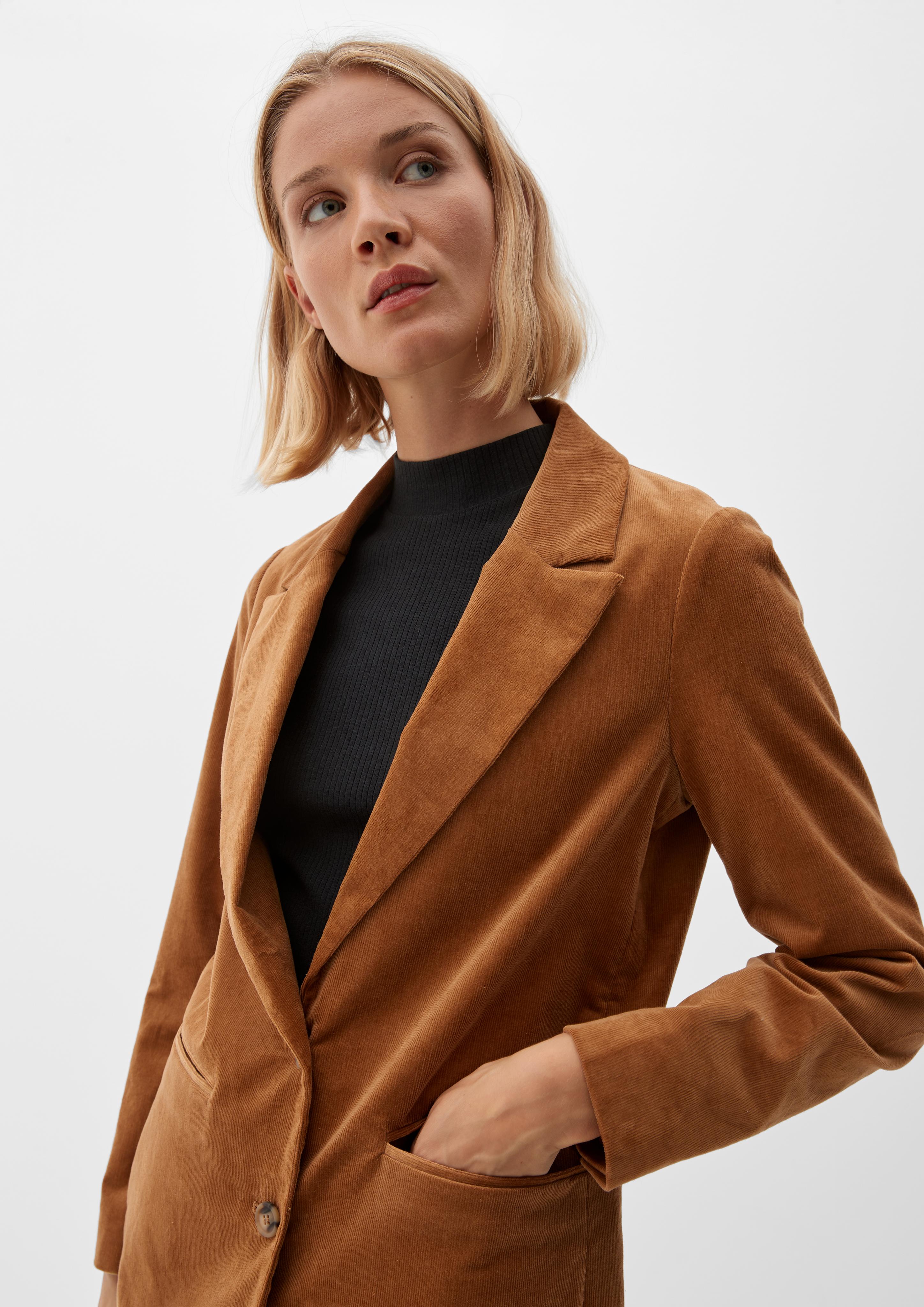 Blazer aus Baumwollcord  2121395-8469