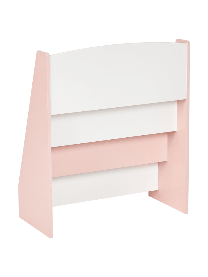 Beliani Bücherregal LILOET in Rosa/Weiß - (W) 61 x (H) 70 x (L) 30 cm günstig kaufen onesize