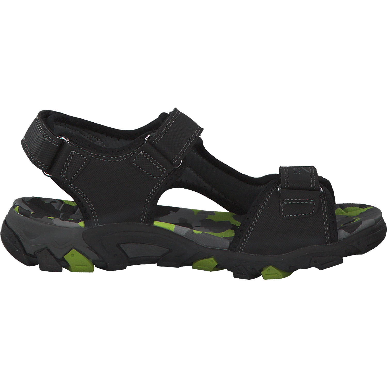 Superfit HENRY 00100, Sandalen (Kinder), Kinder, Schwarz (Schwarz Kombi)
