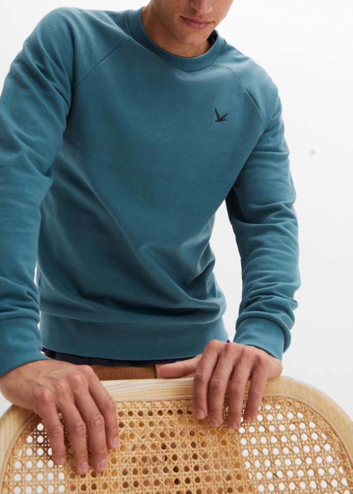 Sweatshirt mit recyceltem Polyester und Raglanärmeln
