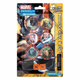 Marvel HeroClix: X-Men X of Swords Dice and Token Pack