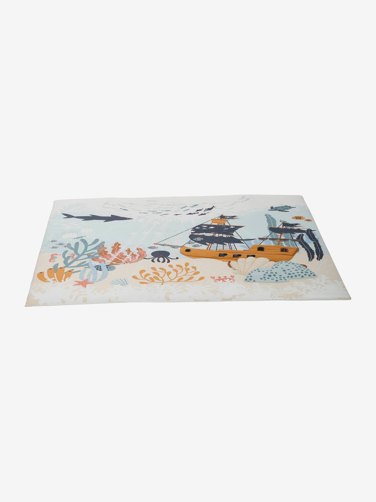 Vertbaudet Baby Activity-Decke RIFF - blau