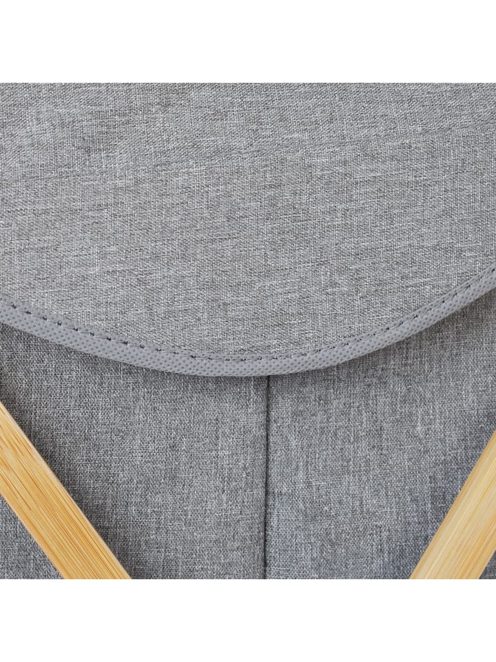 relaxdays Wäschekorb in Grau/Natur - 58 l günstig kaufen onesize