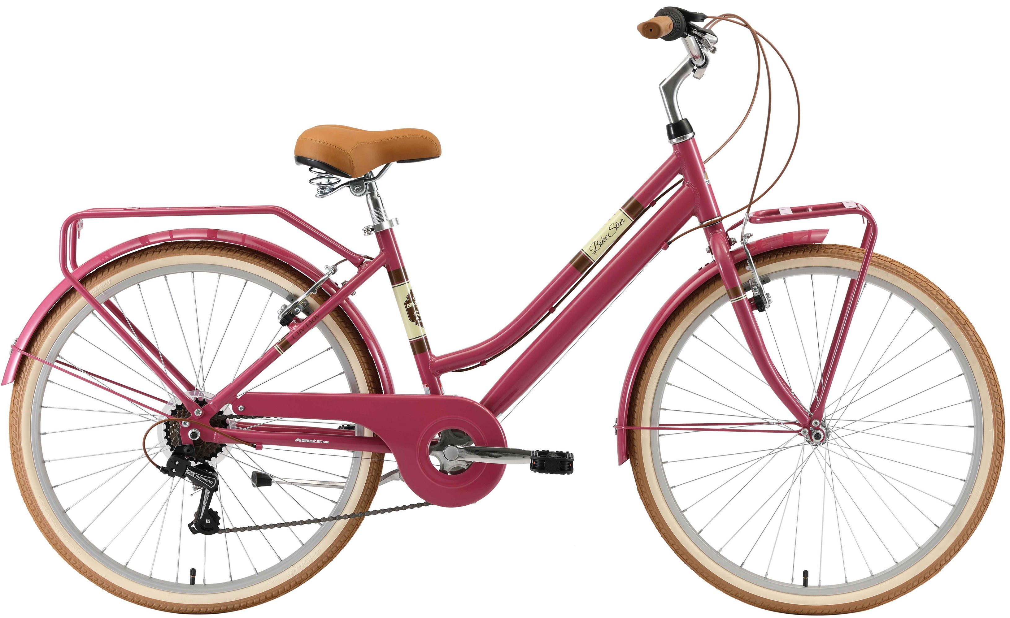 Bikestar Cityrad, 7 Gang Shimano RD-TY21 Schaltwerk, Kettenschaltung