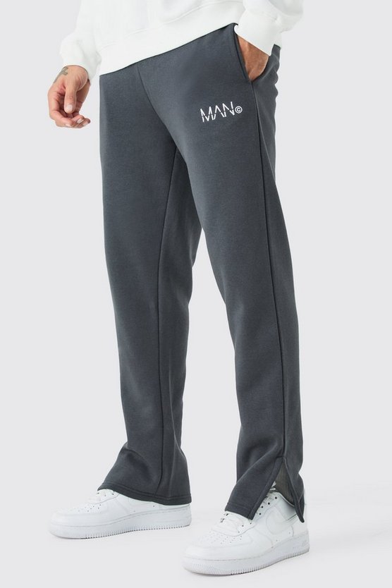 Man Split Hem Jogger