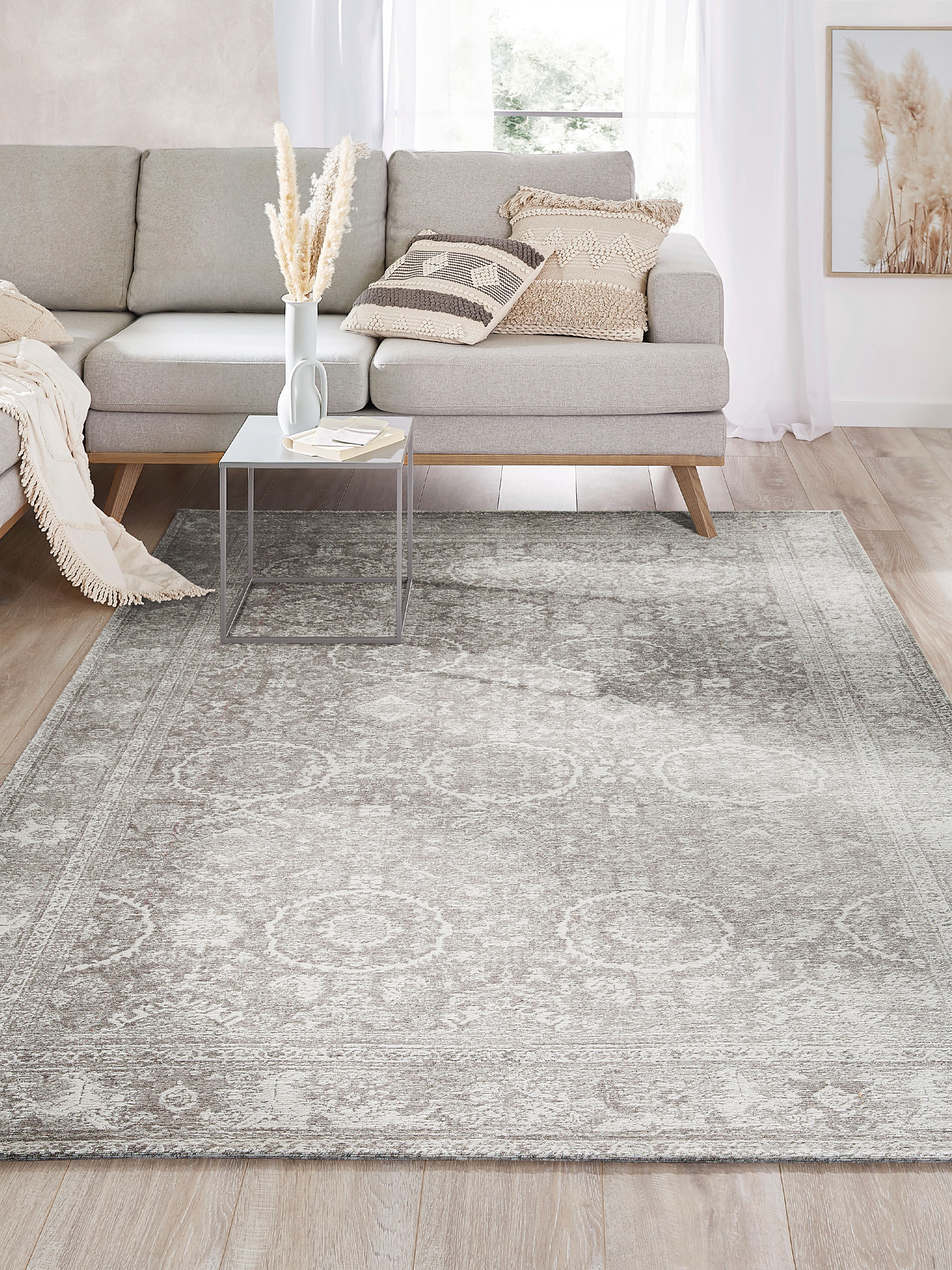 Haripur Vintage-Teppich, Taupe