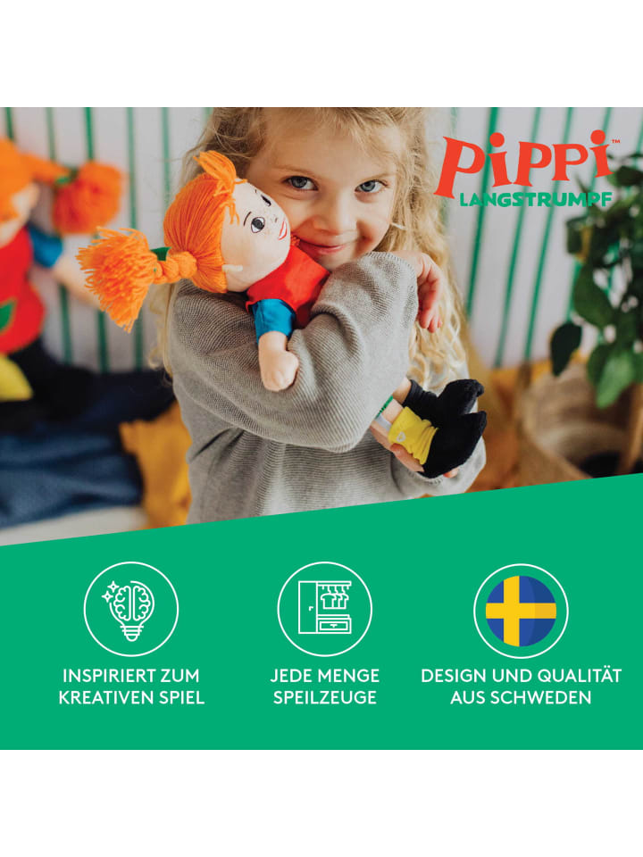 Pippi Langstrumpf Spielzeug Pippi Langstrumpf in bunt günstig kaufen onesize