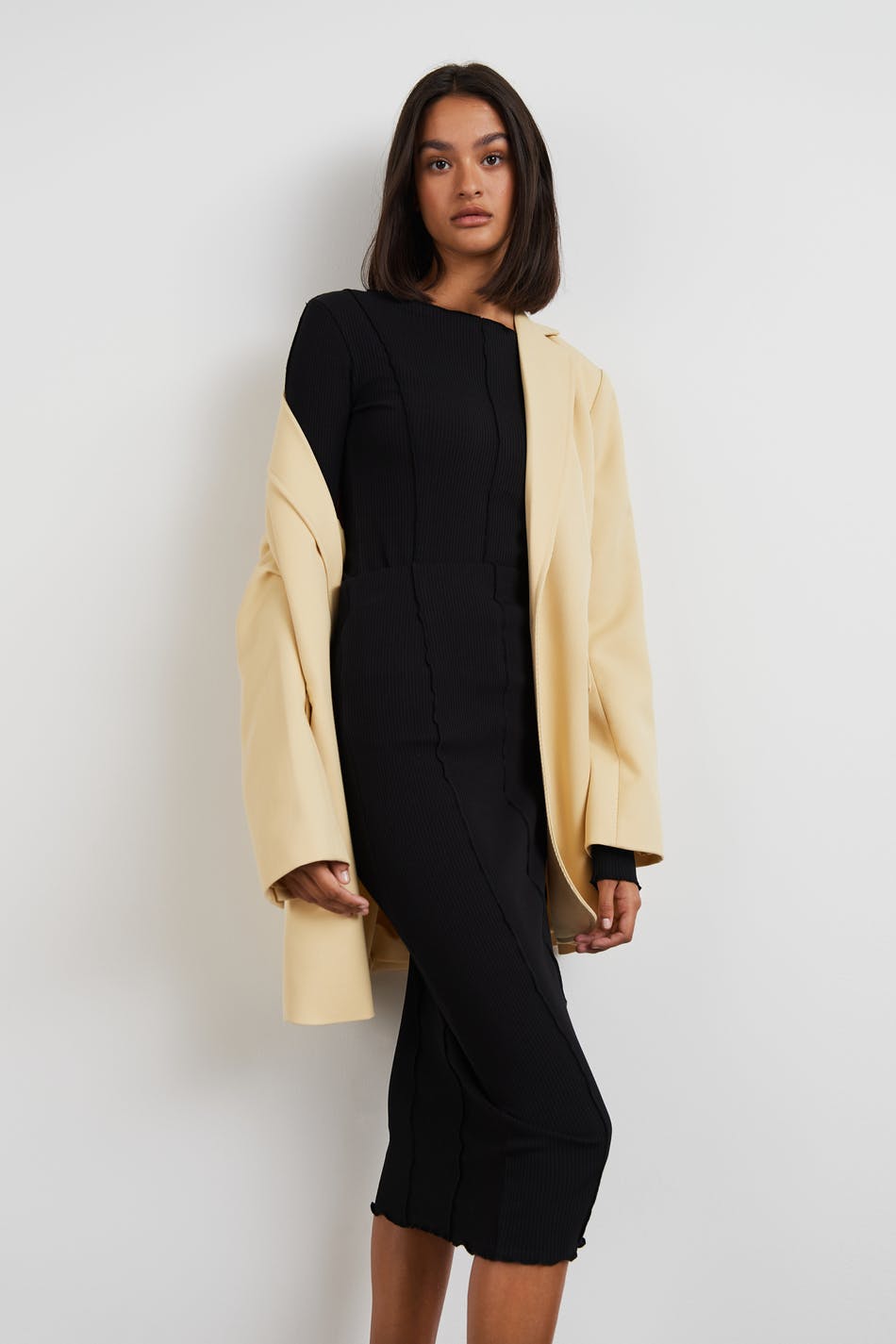 Blair rib skirt