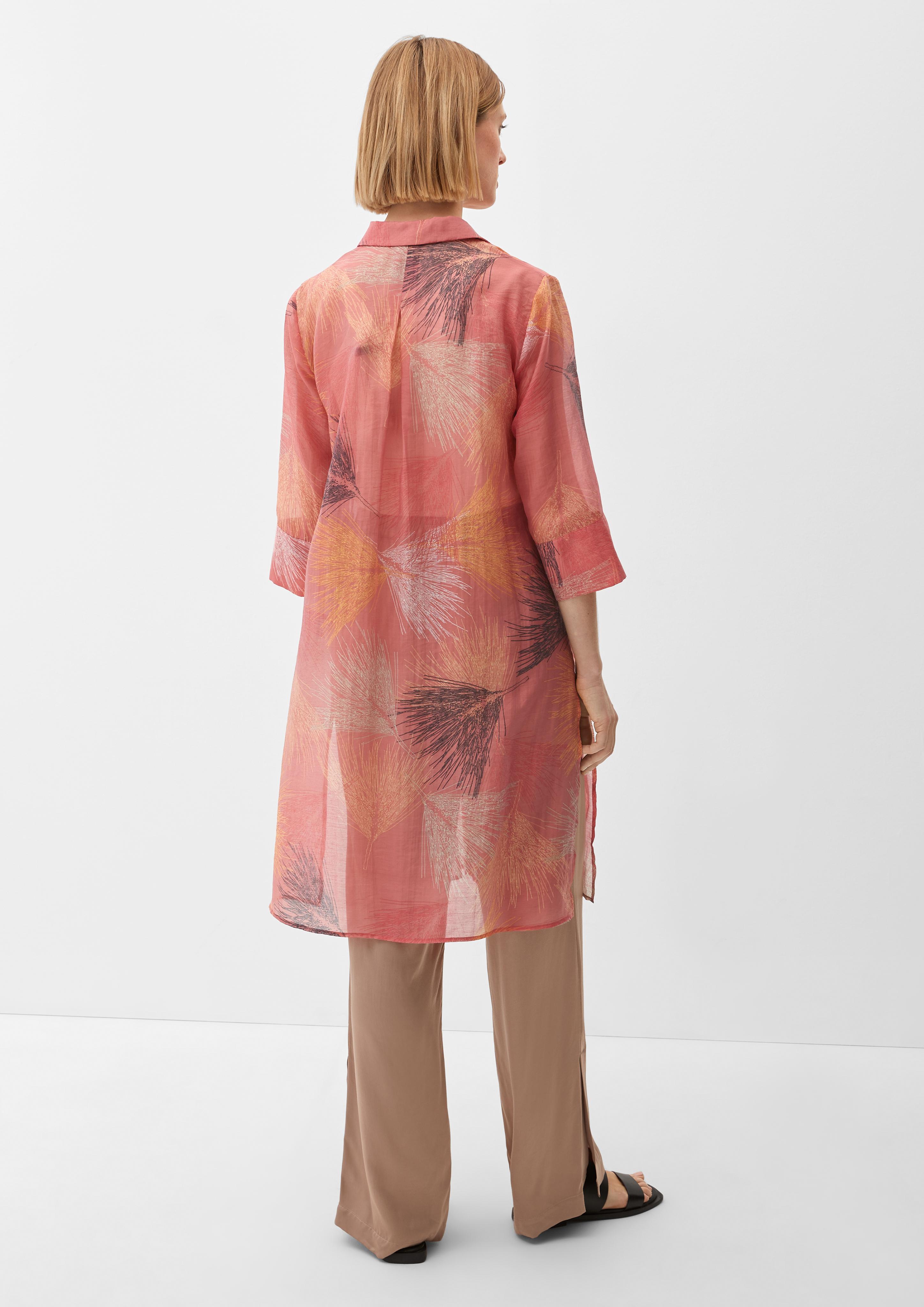 Longbluse mit Allover-Print  2132511-20A0