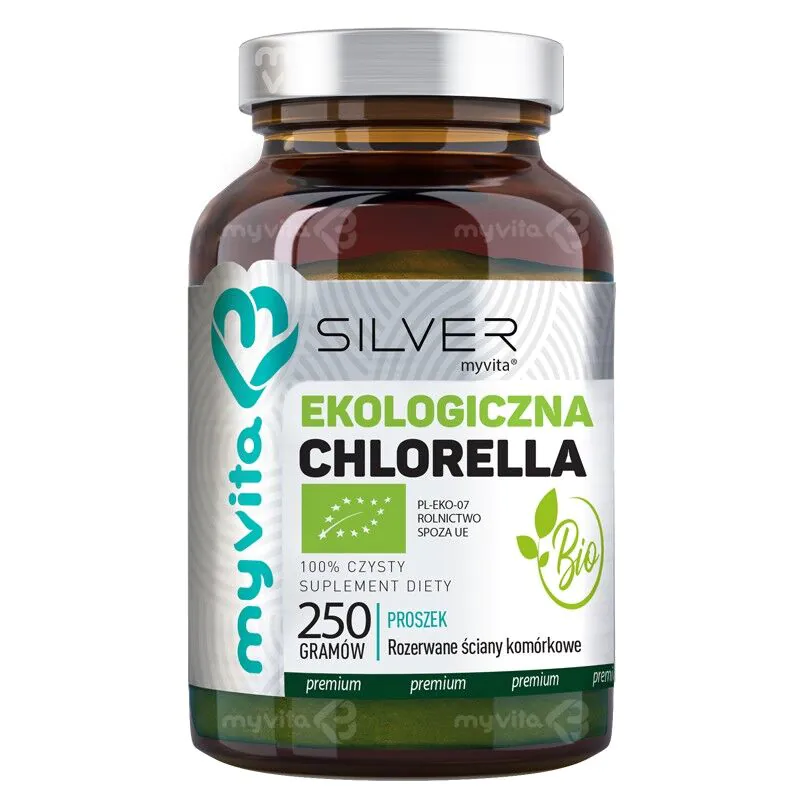Βιολογική Σκόνη Chlorella Silver Pure 100% 100 g