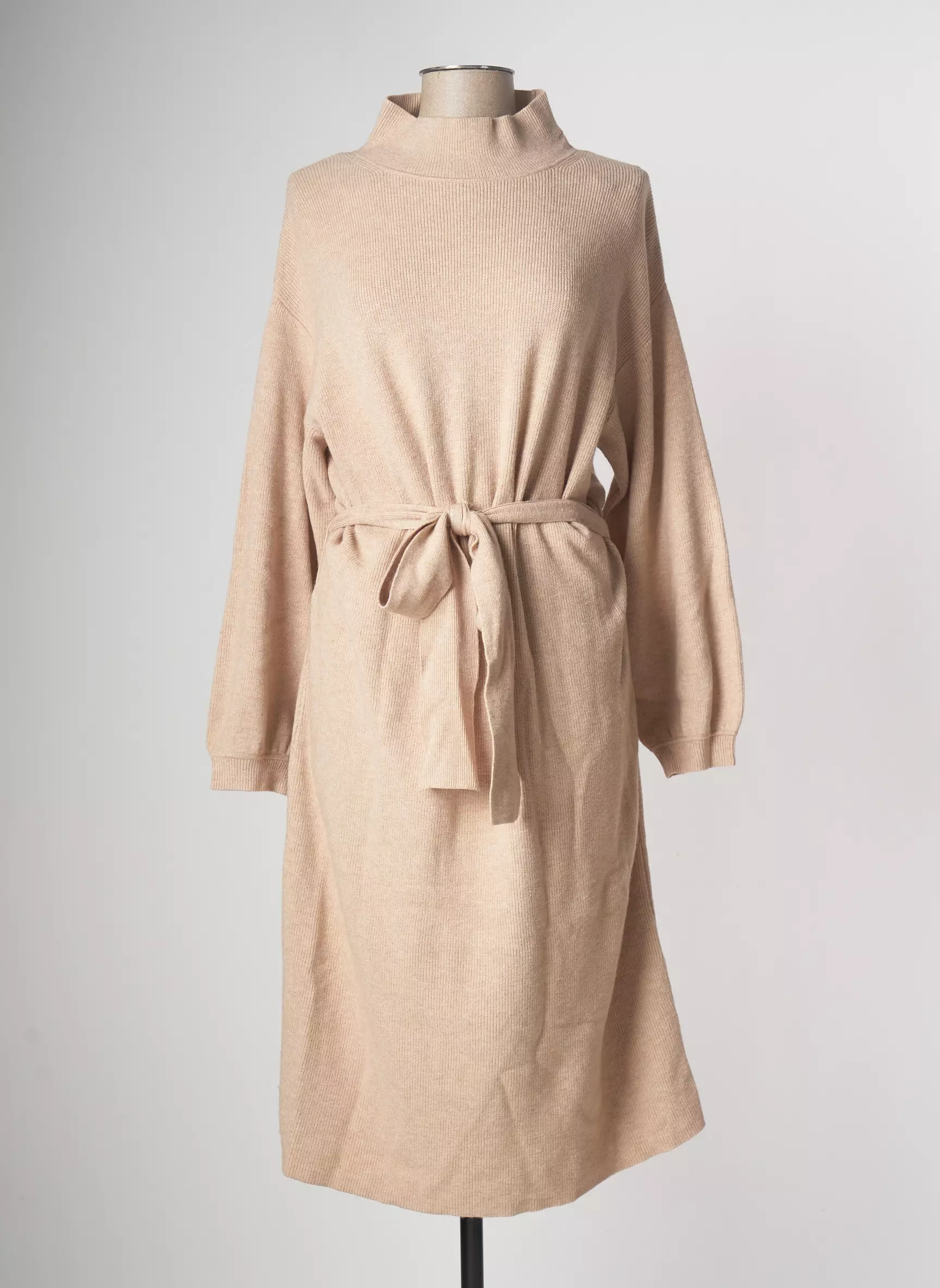 Tom Tailor Robes Pulls Femme couleur beige