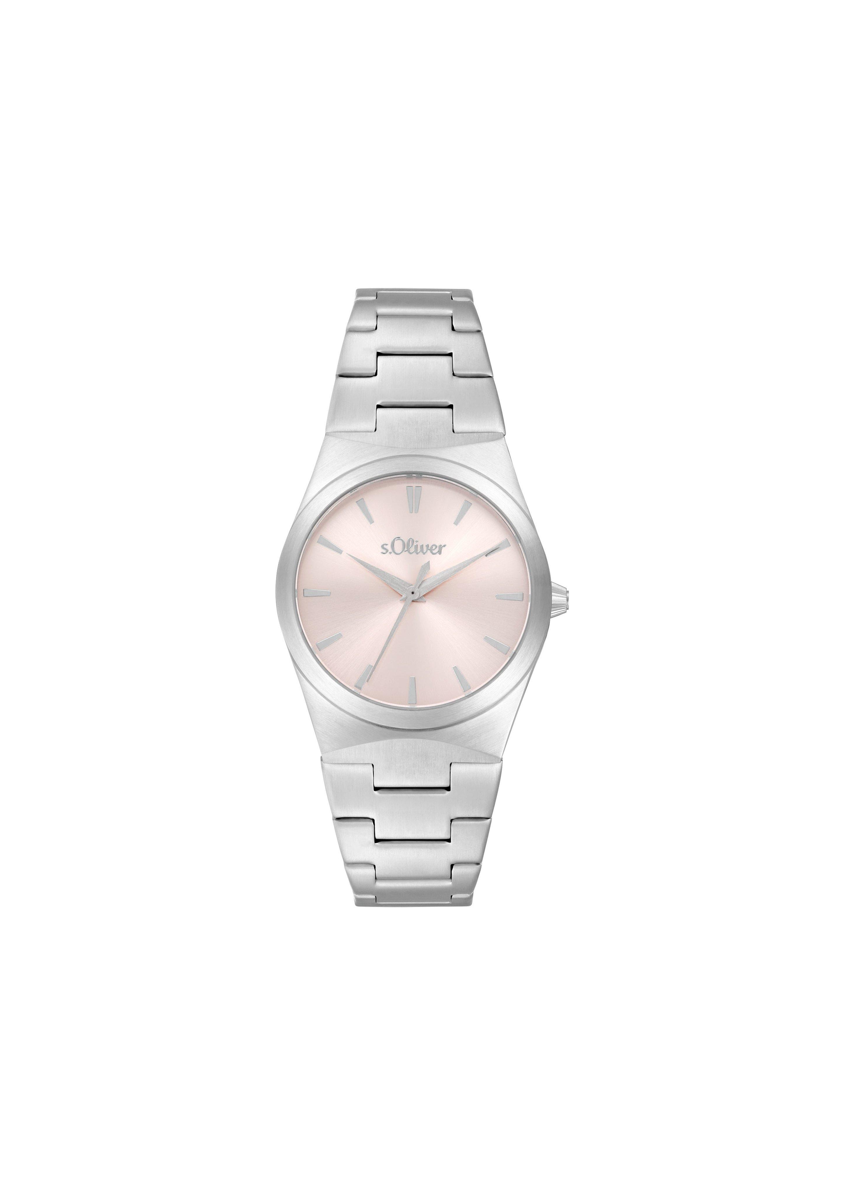 Silberne Edelstahl-Armbanduhr  6009568-92B0