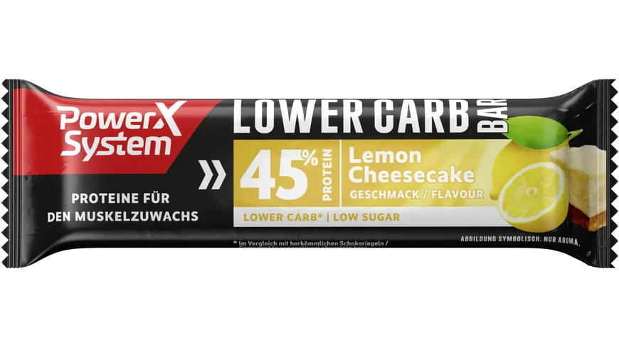 Power System Proteinriegel Lower Carb Bar Lemon Cheesecake 40 g