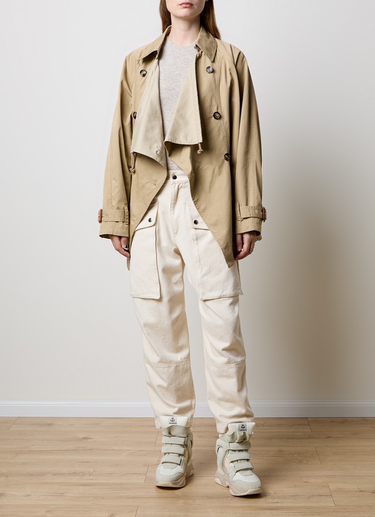 Trench doppiopetto Dusika di Isabel Marant in cotone biologico