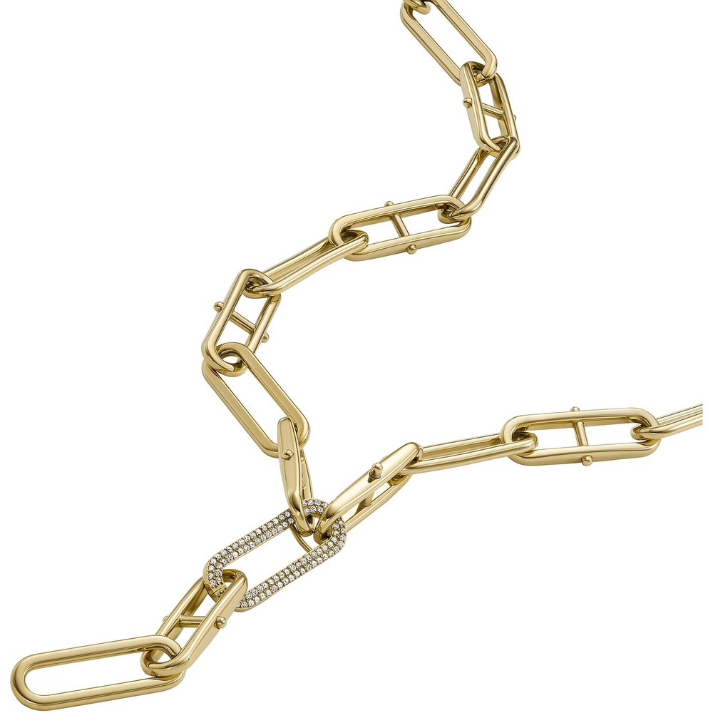 Fossil Chaînette Acier inoxydable collier